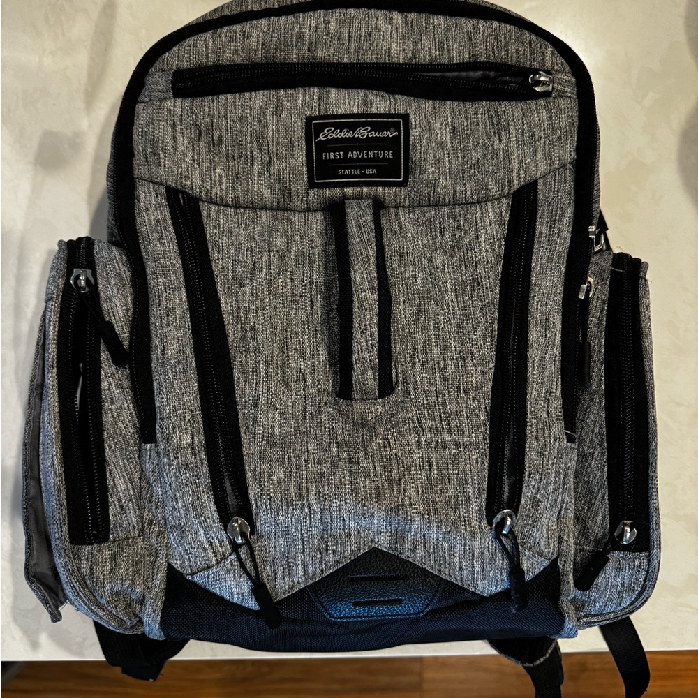 Eddie Bauer Gray diaper bag